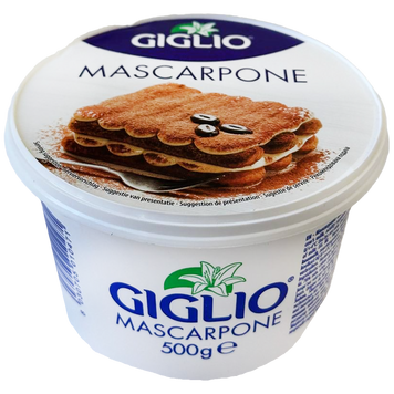 Крем-сир маскарпоне 80% Джільйо Giglio 500g 6шт/ящ