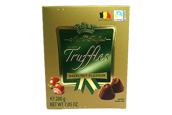 Цукерки трюфелі фундук Маітре Maitre Fruffaut hazelnut 200g 15шт/ящ