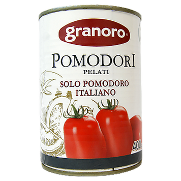 Помідори пелаті Граноро Італіано Gorgano Italiano pelati 400g 24шт/ящ