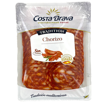 Колбаса нарезка чоризо (без глютена) Коста Брава Costa Brava 100g 20шт/ящ