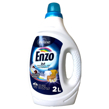Гель для прання універсальний ензо Делюкс Deluxe enzo universal 2in1 50p 2L 6шт/ящ