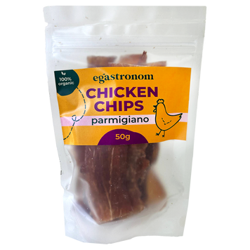 Чипси з курки та пармезану Єгастроном Egastronom chicken parmigiano reggiano 50g