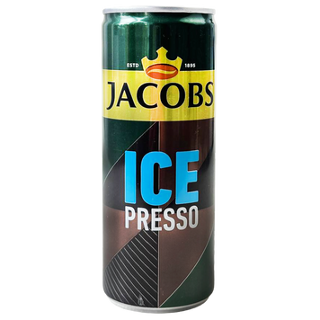 Холодна кава айспресо з молоком Якобс Jacobs icepresso ж/б 250ml 12шт/ящ