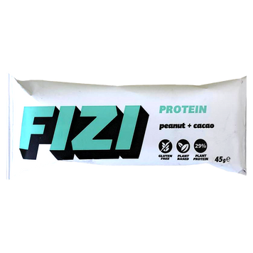Батончик протеїновий арахіс какао (без цукру) Фізі Fizi рeanut cacao 45g 10шт/ящ