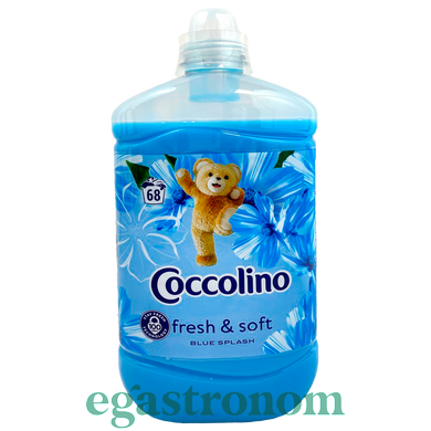 Ополіскувач для прання синій бриз Коколіно Сoccolino blue splash 68p 1,7L 6шт/ящ