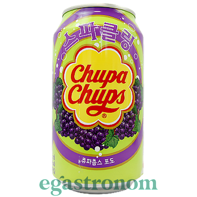 Напиток газированный виноград Чупа Чупс Chupa Chups 345ml 24шт/ящ