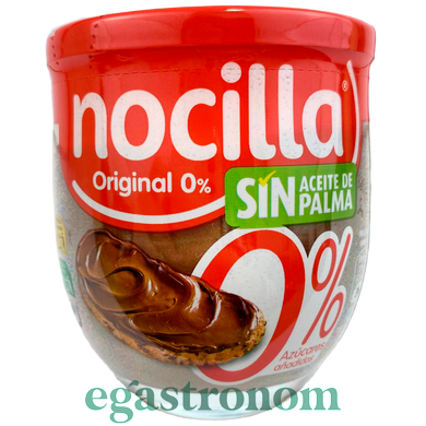 Шоколадна паста оригінальна без цукру (черв.) Носілла Nocilla original added sugars 190g 12шт/ящ