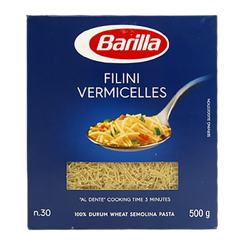 Макарони вермішель №30 Барілла Barilla Filini vermicelles 500g 14шт/ящ