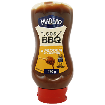 Соус барбекю с медом Мадеро Madero bbq z miodem 470g 12шт/ящ