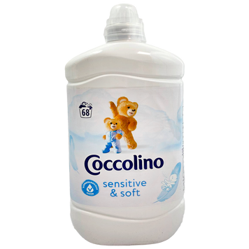 Ополаскиватель для стирки чувствительный Коколино Сoccolino sensitive pure 68p 1,7L 6шт/ящ