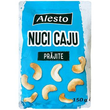 Горішки кеш'ю смажене не солоне Алесто Alesto 150g 20шт/ящ