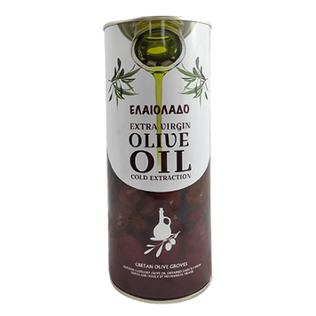 Олія соняшниково-оливкова Елаіоладо &Epsilon;&lambda;&alpha;&iota;ό&lambda;&alpha;&delta;&omicron; Extra Virgin 1L ж/б 12шт/ящ