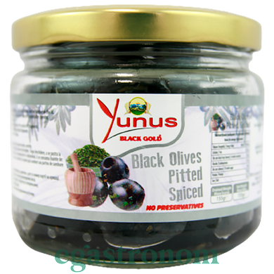 Маслины без кости в специях Юнус Yunus 155g 12шт/ящ