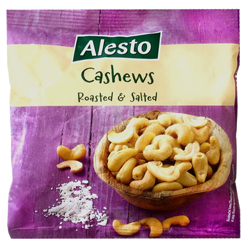 Горішки кеш'ю смажене та солоне Алесто Alesto 150g 20шт/ящ