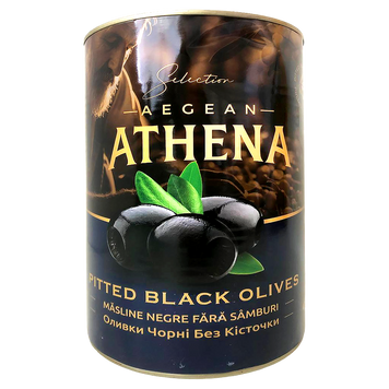 Маслини без кістки Атена Athena ж/б 4,3kg 4шт/ящ