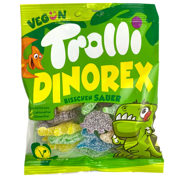 Желейки динозаври Троллі Trolli dinorex 150g 21шт/ящ