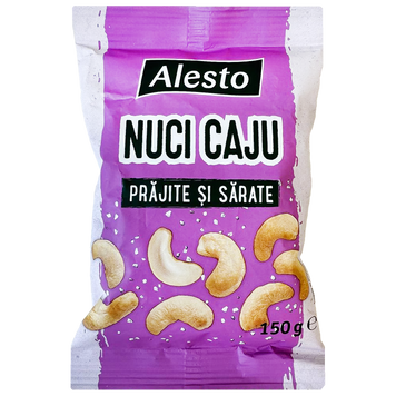 Горішки кеш'ю смажене та солоне Алесто Alesto 150g 20шт/ящ