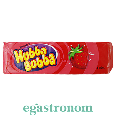 Жувальна гумка полуниця Хуба Буба Hubba Bubba strawbery (5x7g) 20шт/пач