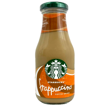 Холодный кофе фраппучино карамель (стекло) Старбакс Starbucks frappuccino caramel 250ml 8шт/ящ