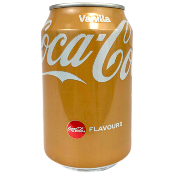 Напиток газированный со вкусом ванили Кока Кола Coca Cola vanilla 330ml 24шт/ящ