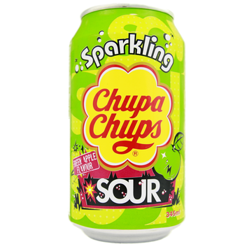 Напій газований кислинка яблуко Чупа Чупс Chupa Chups sour 345ml 24шт/ящ