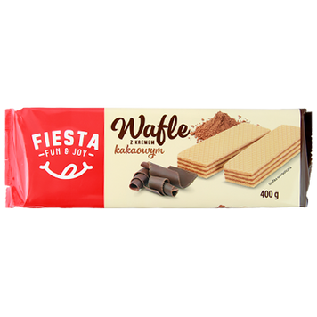 Вафлі какао Фієста Fiesta kakao 400g 12шт/ящ