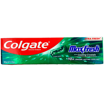 Зубна паста освіжаюча Колгейт Colgate max fresh cooling crystals clean mint 100ml 12шт/ящ