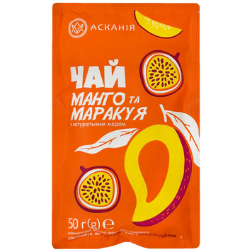 Чай концентрат манго та маракуйя Асканія 50g 12шт/ящ