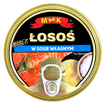 Лосось у власному соусі МК МК losos w sosie wlasnym 160g 12шт/ящ