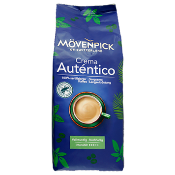 Кофе аутентико (зерно) Мовенпик Movenpick autentico 1kg 4шт/ящ