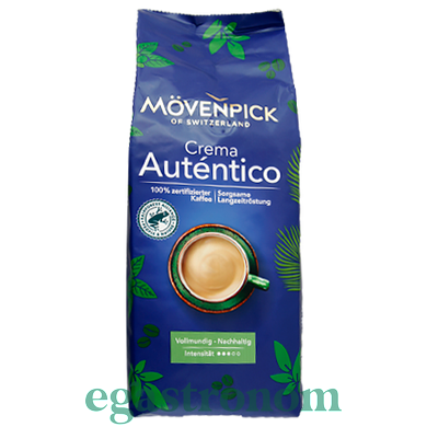 Кофе аутентико (зерно) Мовенпик Movenpick autentico 1kg 4шт/ящ