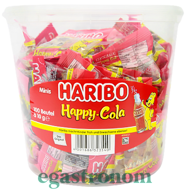 Желейки мишки круга (ведро) Харибо Haribo cola 100*10g 1kg 6шт/ящ