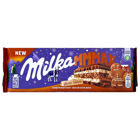 Шоколад молочний імбирний пряник Мілка Milka gingerbread 300g 12шт