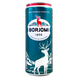 Вода газована мінеральна лікувальна-столова Боржомі Borjomi ж/б 330ml 12шт/ящ