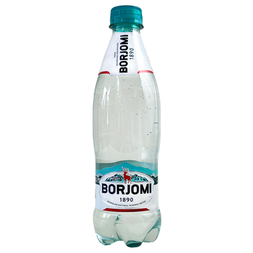Вода газована мінеральна лікувальна-столова (пет) Боржомі Borjomi 500ml 12шт/ящ