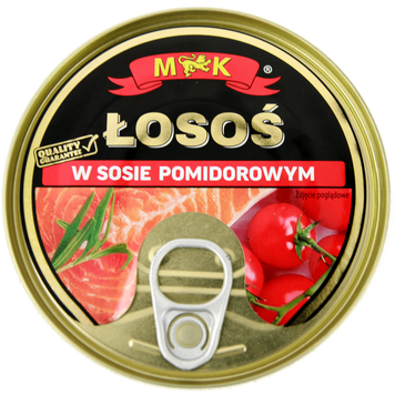Лосось в томатному соусі МК МК w sosie pomidorowym 160g 12шт/ящ