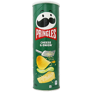 Чипси з сиром та цибулею Прінглс Pringles cheese&onion 165g 19шт/ящ
