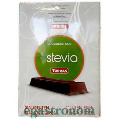 Батончики с мятой без сахара Торрас Torras stevia menta 35g 24шт/пач 4пач/ящ