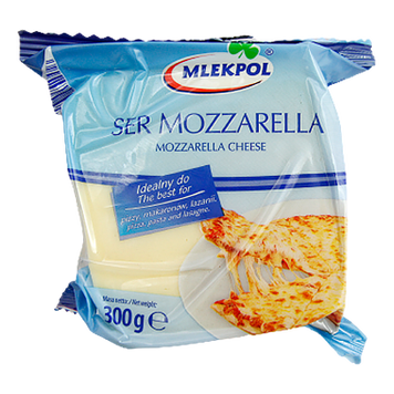 Сир Моцарелла Млекпол Mlekpol mozzarella 300g 12шт/ящ