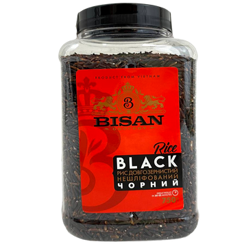 Рис чорний Бісан Bisan black 800g 6шт/ящ