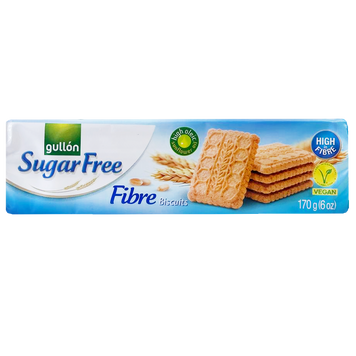 Печиво без цукру Гуллон Gullon fibra 170g 16шт/ящ