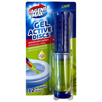 Шприц гель для унітазу лайм Агент Макс Agent Max 75ml 12шт/ящ