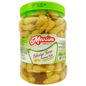 Перець гострий маринований Мевсім Mevsim (пластик) 1400/750g 9шт/ящ