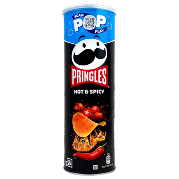 Чипси гострі спеції Прінглс Pringles hot&spicy 165g 19шт/ящ