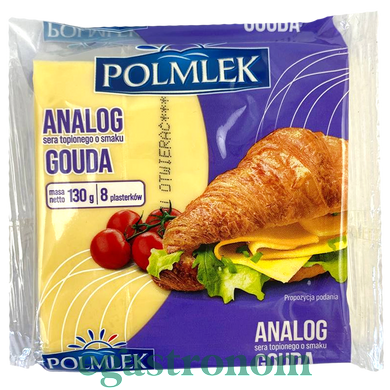 Сыр тостовый гауда Полмлек Polmiek gouda 130g 26шт/ящ