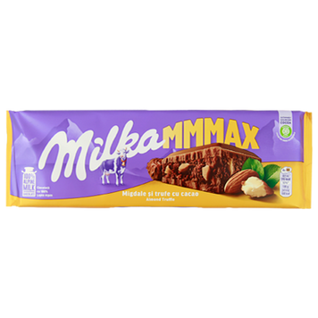 Шоколад мигдаль та трюфель Мілка Milka mmMax almond truffle 300g 13шт/ящ
