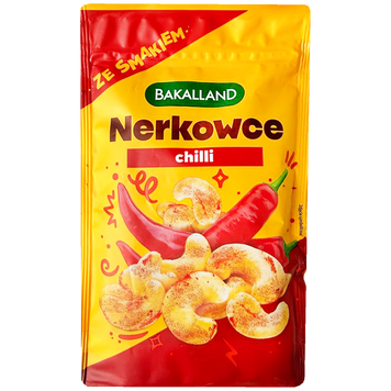 Горішки кеш`ю зі смаком чилі Бакаланд Bakalland 70g 20шт/ящ