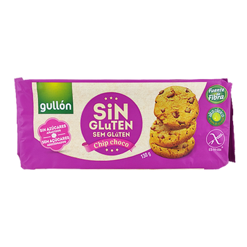 Печиво (без цукру та глютену) Гуллон Gullon chip choco sin gluten 130g 12шт/ящ