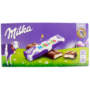 Шоколад молочный милкинис Милка Milka milkinis 87,5g 20шт/ящ