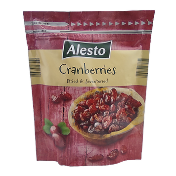 Журавлина сушена солодка Алесто Alesto Mix cranberries dried sweettened 200g 30шт/ящ